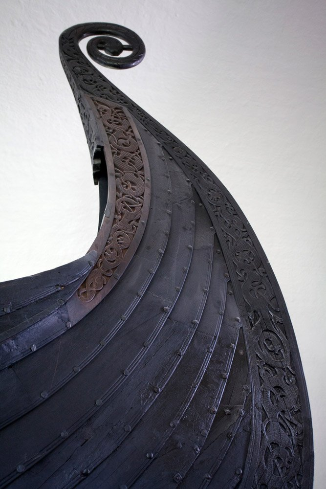 Carved prow of a Viking longboat, VCG’s enduring visual symbol